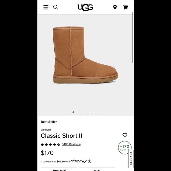 🐪NEW WITH TAGS🐪 UGG Women's
Classic Short II 6, 7, 8 , 9, 10 - Picture 2 of 6
